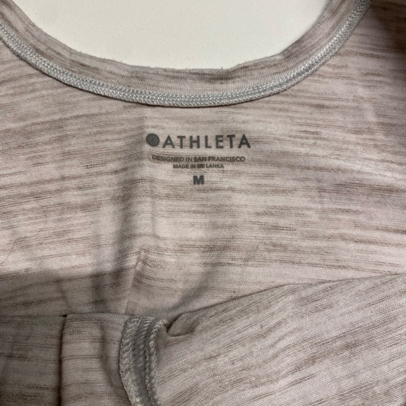 Athleta Twist Tank Top Sleeveless Gray Size Medium - Picture 5 of 8